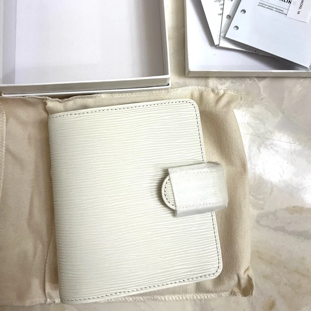 Cloth & Paper Leather Contoured Pocket Size Planner